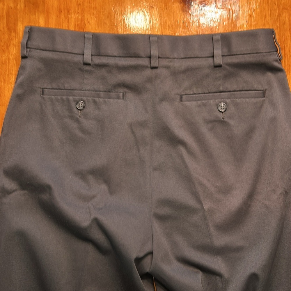 Roundtree & Yorke TravelSmart Quiet Luxury Mens 34x36 Gray Classic Fit Pants - Picture 10 of 10